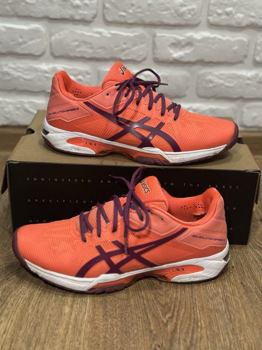 Кросівки 41.5 26 см Asics Gel Solution Speed ​​3 GS Red