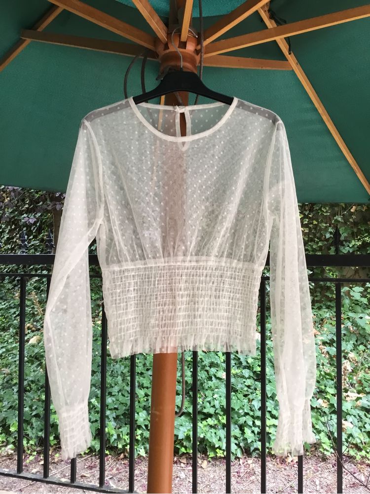 Blusa transparente