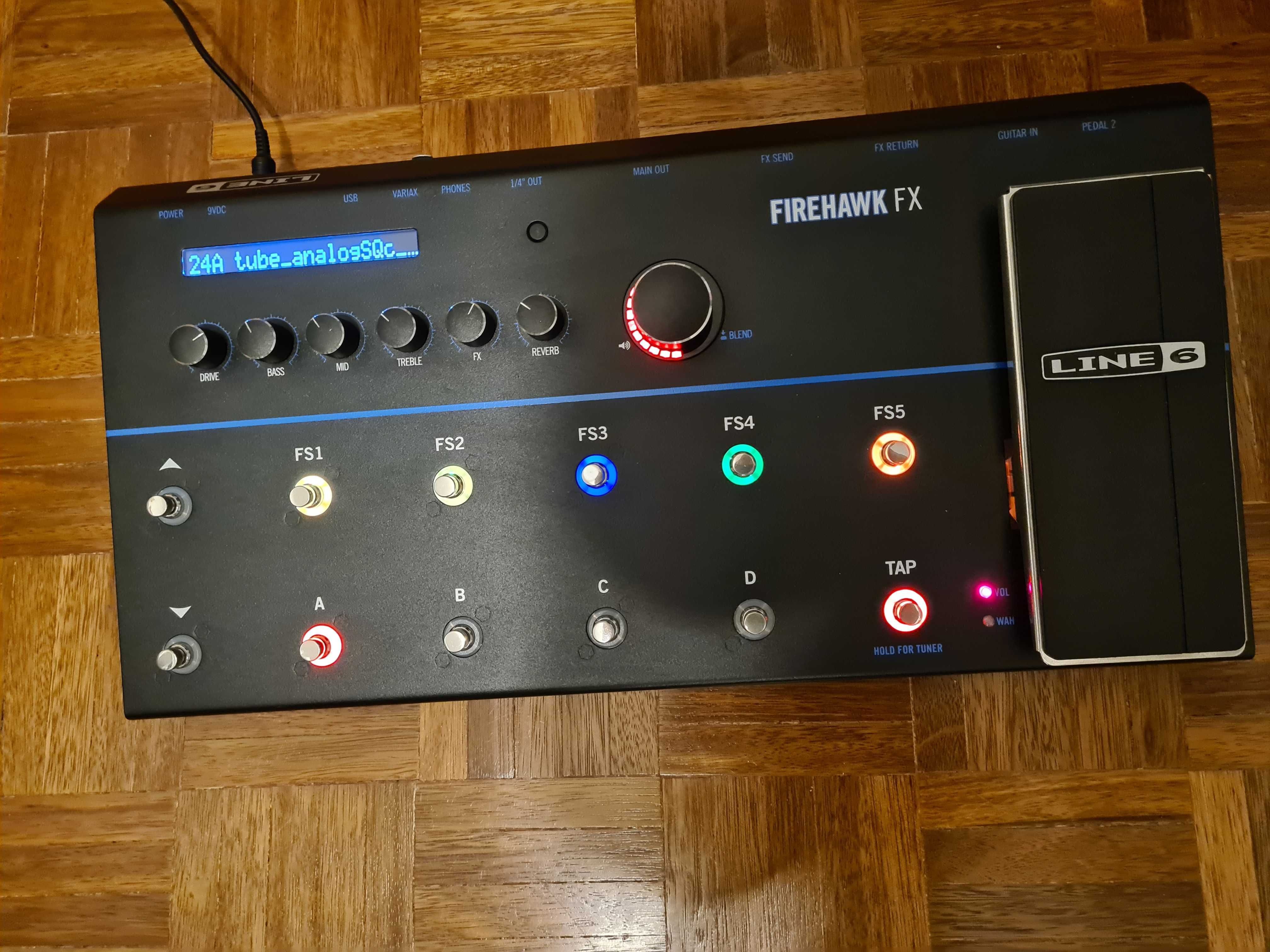 pedaleira guitarra eletrica Line 6 Firehawk Fx