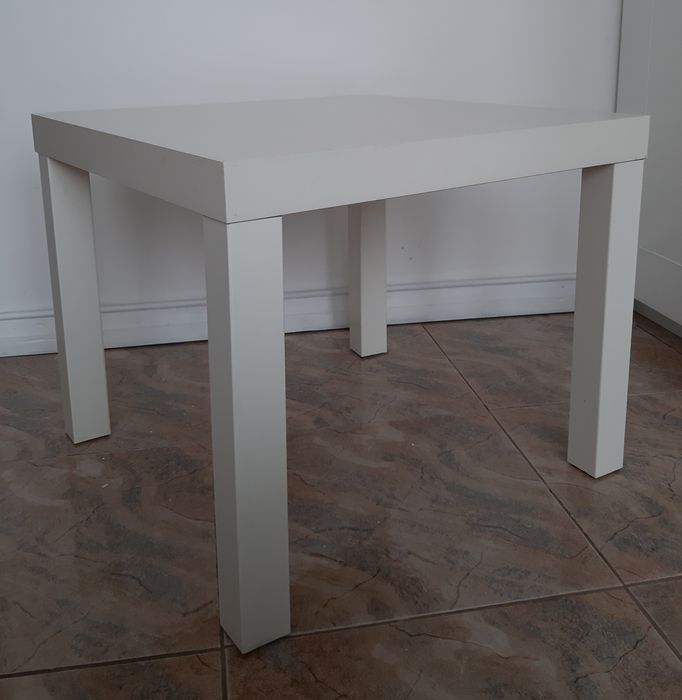 Mesa de apoio branca Ikea - Lack