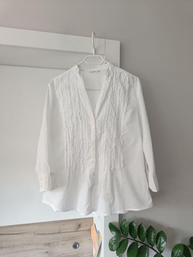 Biała koszula Marks&Spencer L/XL