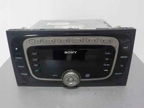 FORD FOCUS II C-MAX RADIO FABRYCZNE SONY MP3 KOD