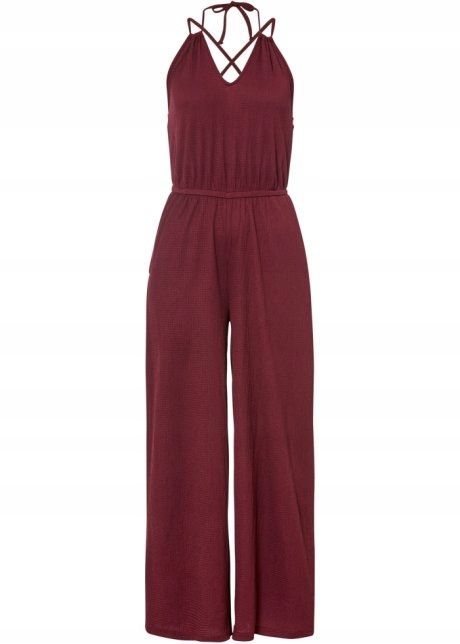 B.P.C kombinezon bordowy dżersejowy strukturalny r.40/42