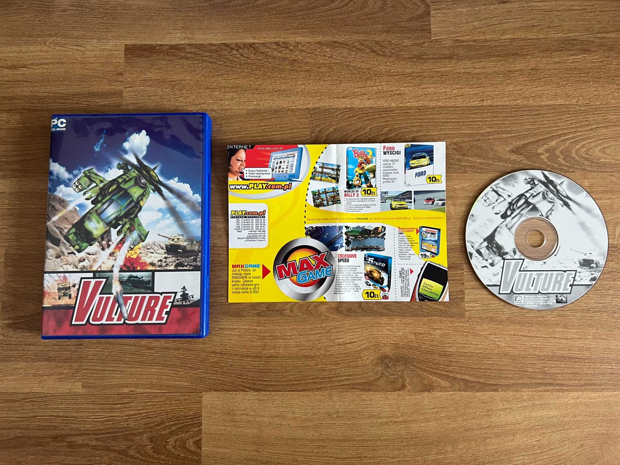 Vulture gra (PC PL 1998) CD BOX kompletne wydanie