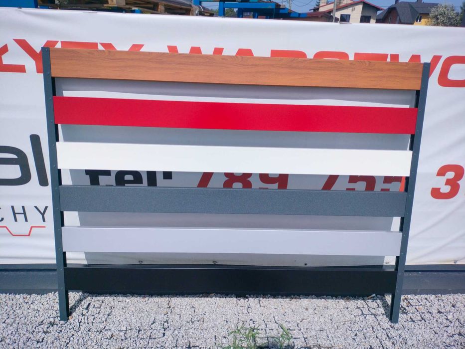 Ogrodzenie Panelowe panel ogrodzeniowy 2,5x1,5m brama ściana płot stal