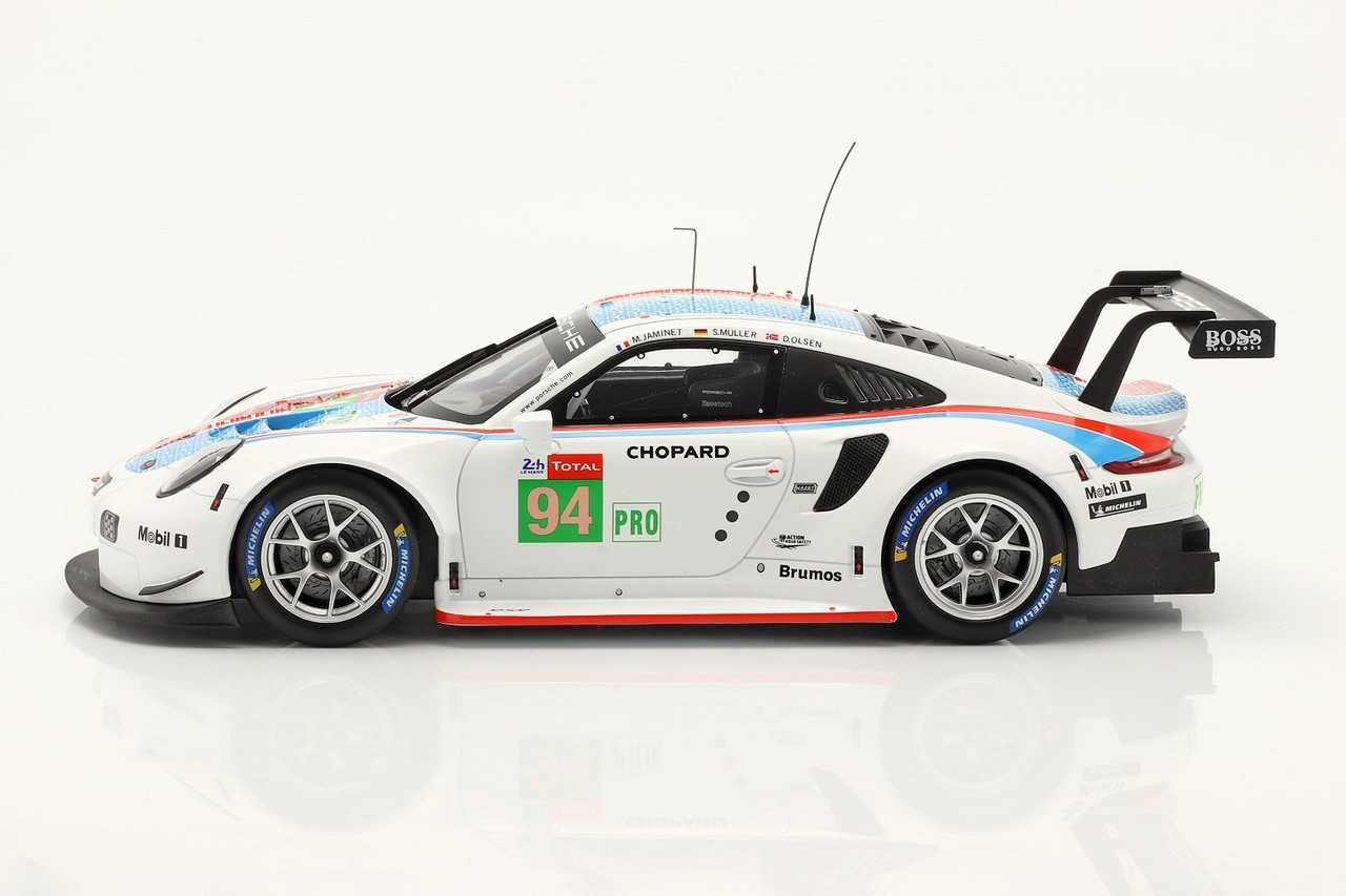 Model 1:18 Ixo Porsche 911 (991) RSR #94 24h LeMans 2019 Müller/Olsen