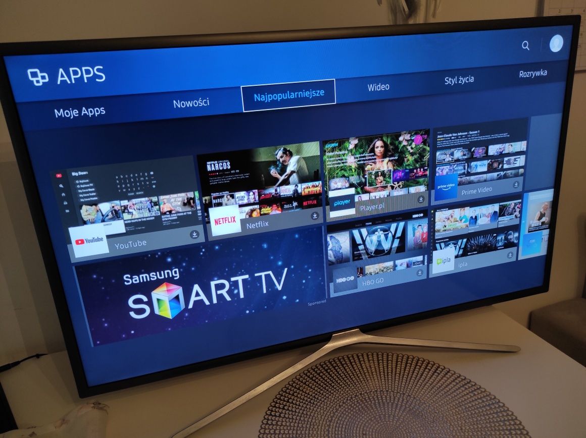 Samsung 50" Smart TV Full HD LED WiFi Netflix YouTube Miracast Hevc