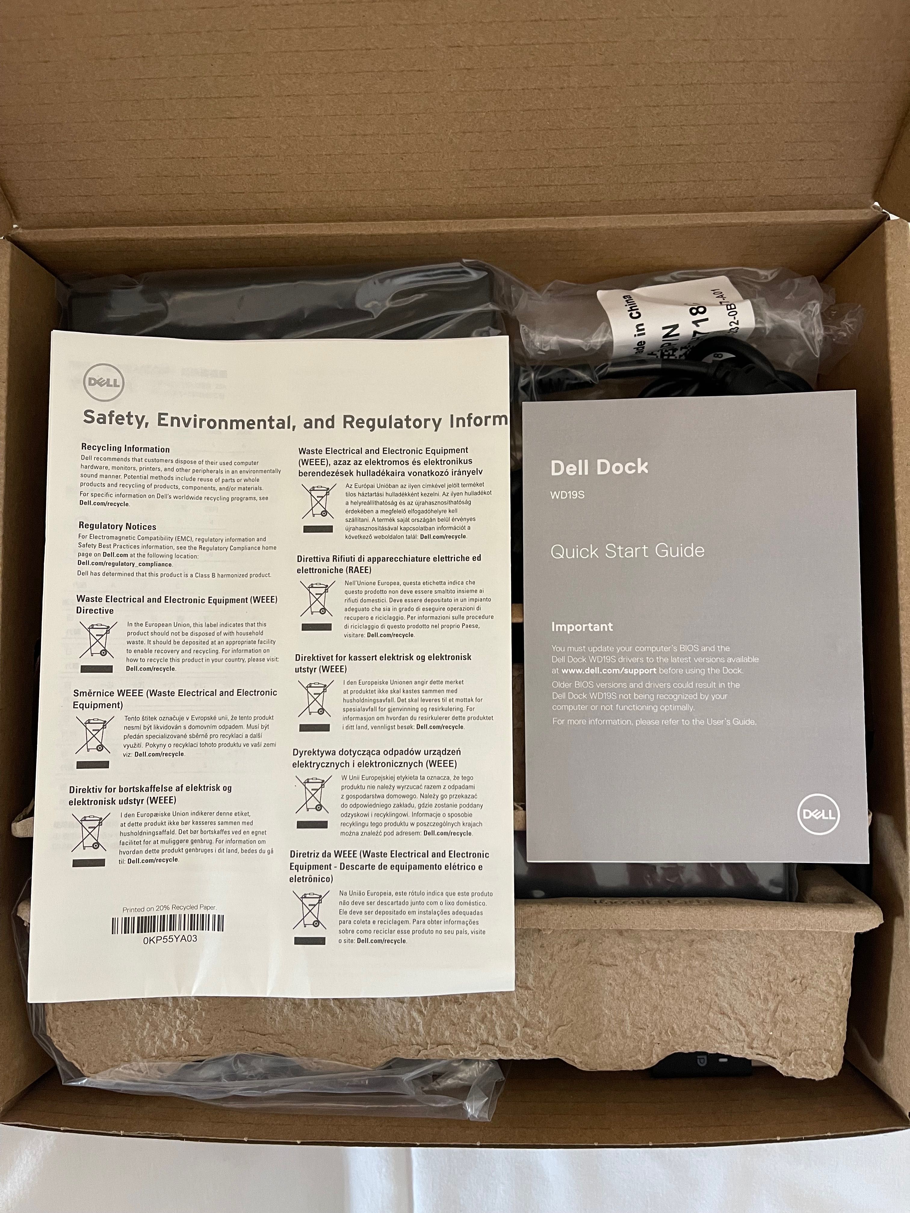 Docking USB-C - Dell - WD19S