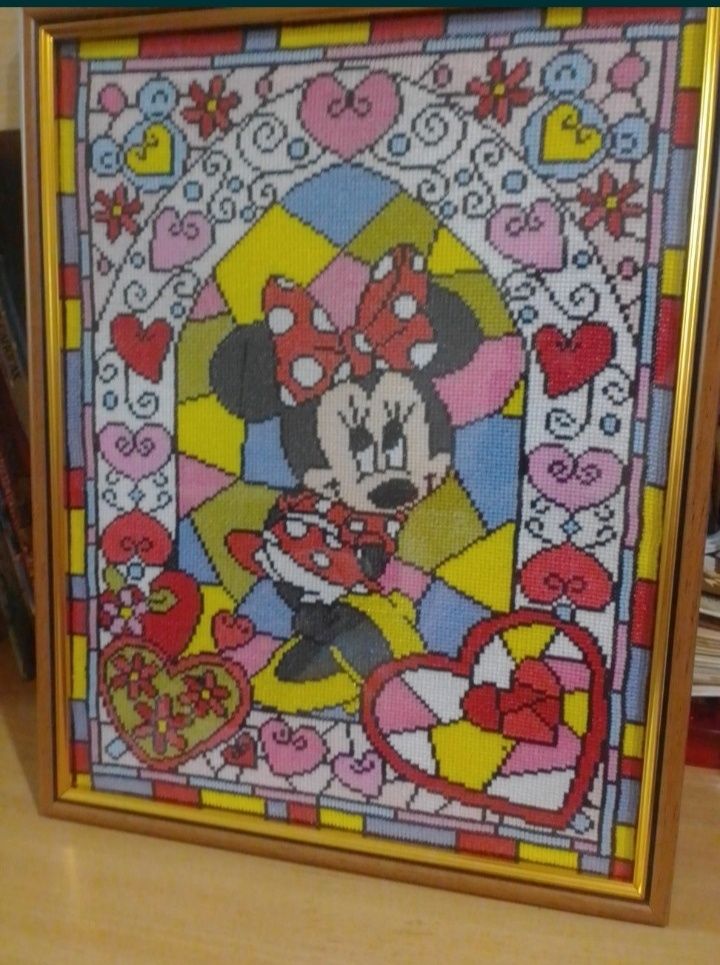 Картини-мозаіка героїв Disney/Дісней Міккі та Мінні,ручна робота