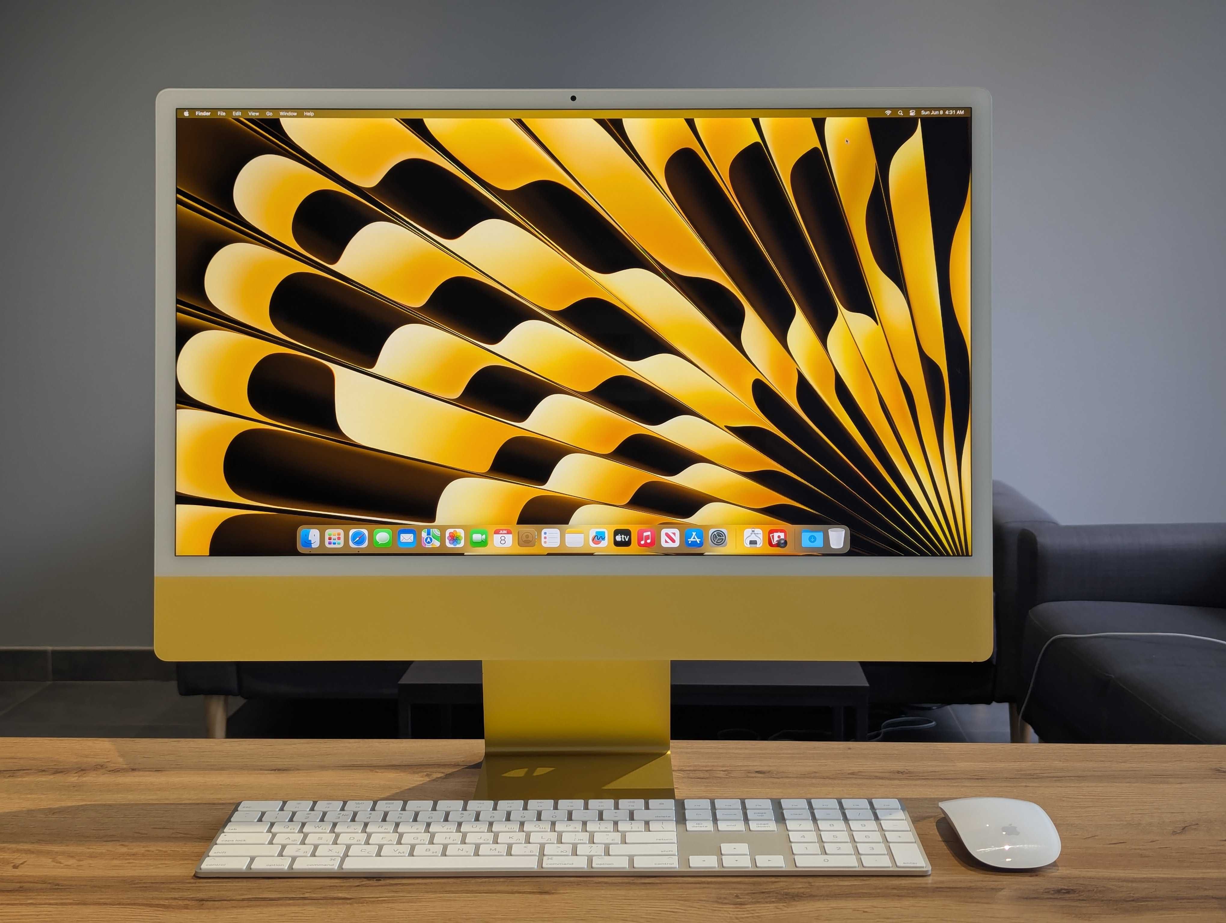 Imac 24 2021 m1 8/256gb 8/8gpu 4 Thunderbolt !! Гарантія 30 днів !!