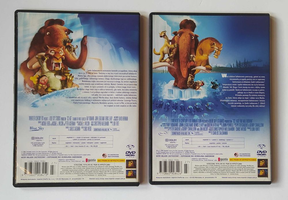 Epoka Lodowcowa - 5 x DVD