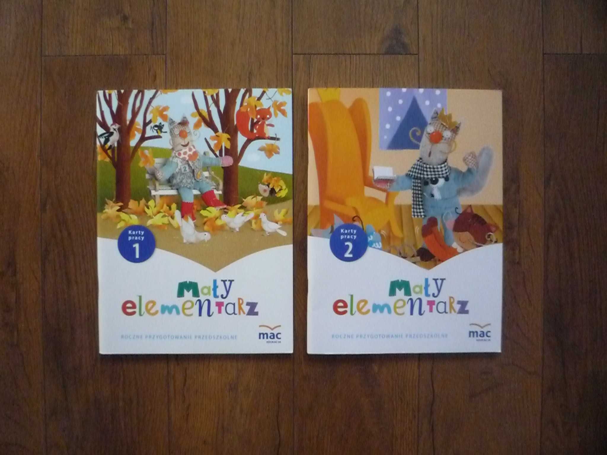 Mały elementarz Karty Pracy cz. 1 i 2 MAC 6-latki Zerówka