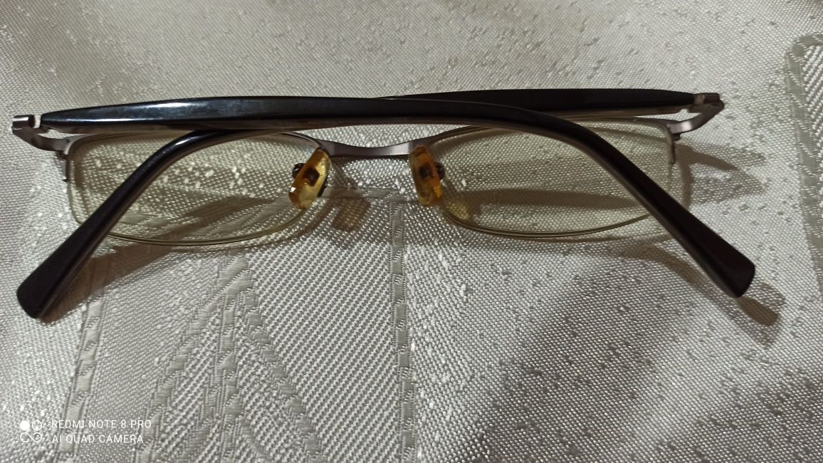 Oprawki okularowe srebrne damskie