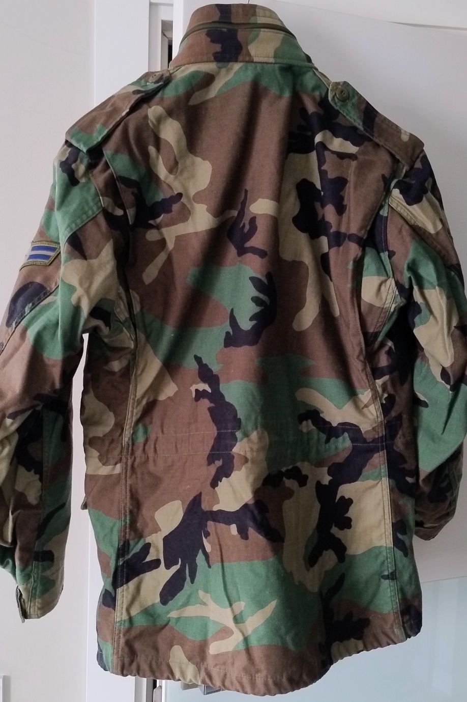 Продам контрактну куртку армії США M-65, камуфляж Woodland