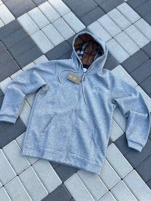 ‼️РОЗПРОДАЖ‼️ Зіп Худі Burberry / Худак зіпка на замку