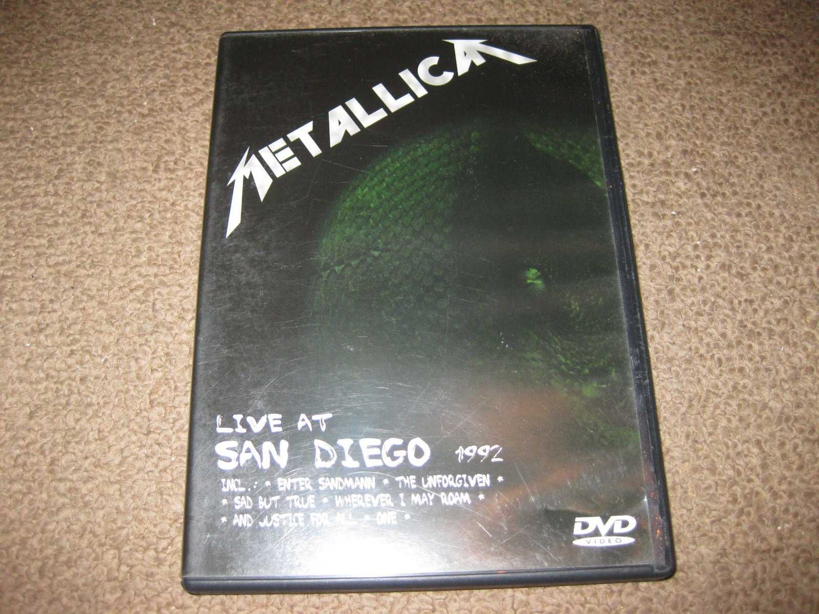 DVD Musical dos Metallica "Live At San Diego"