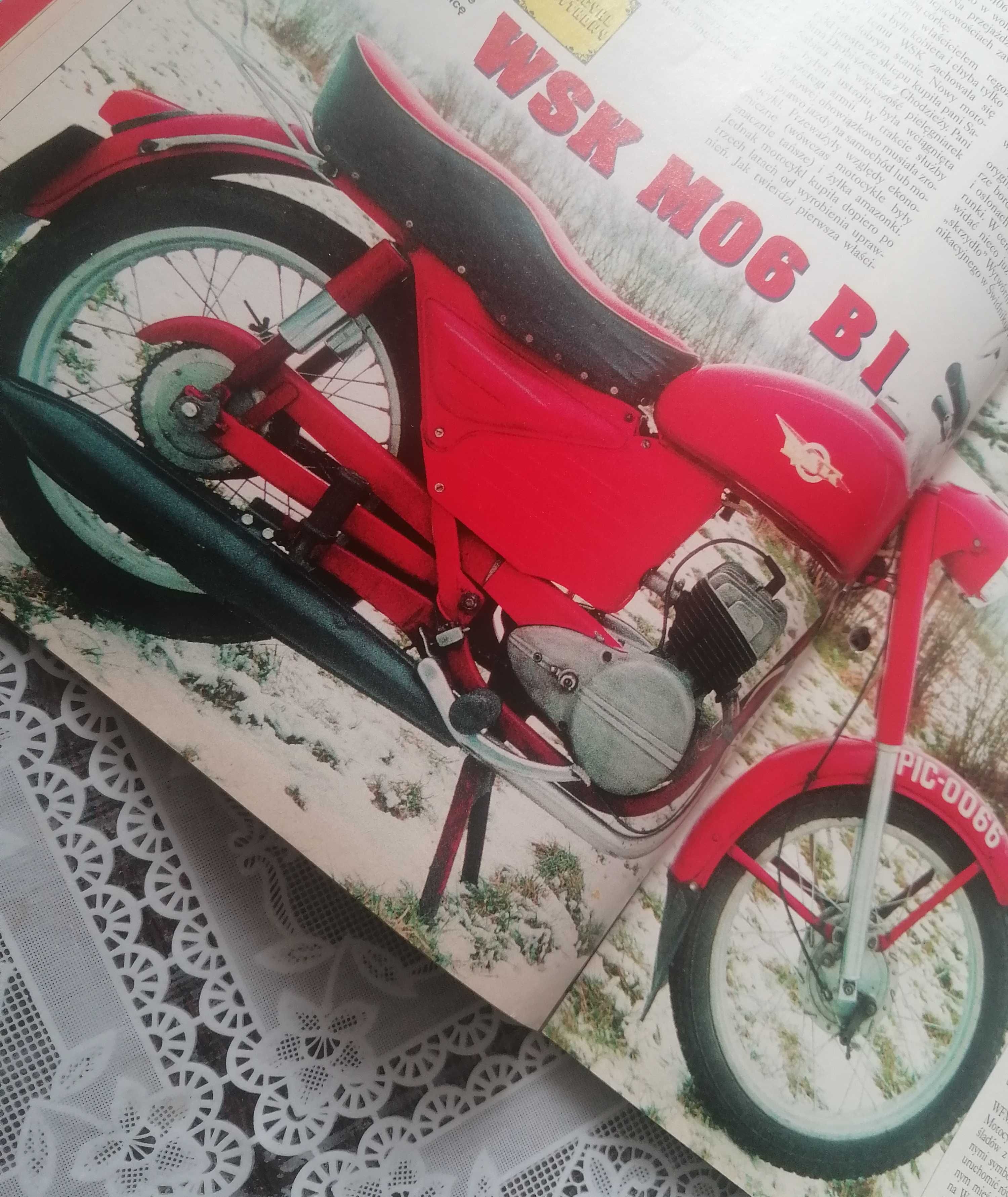 Gazeta Świat Motocykli JUNAK weryfikacja silnika WSK M06 B1 2001 nr. 3