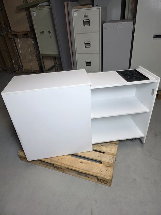 Szafki cargo biurowe na kółkach z wysuwanym blatem