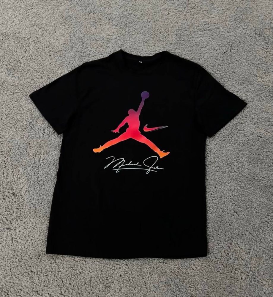 Футболка Jordan / Футболка чорна Джордан / Футболка Jordan / Nike
