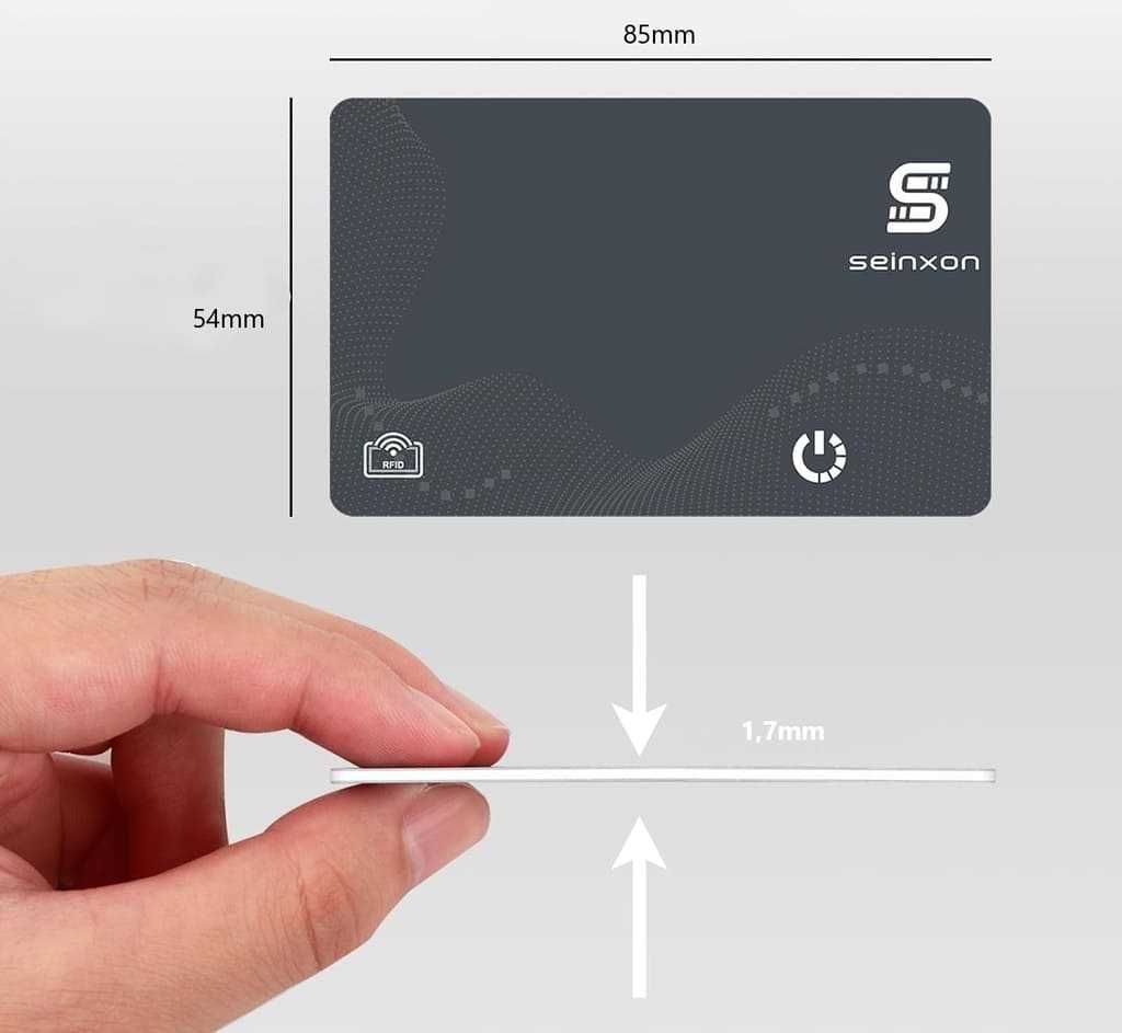 SEINXON Wallet Finder lokalizator GPS karta blokada RFID