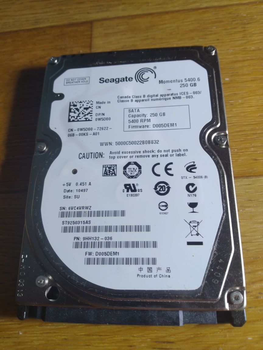 Жесткий диск (винчестер) 250 Gb