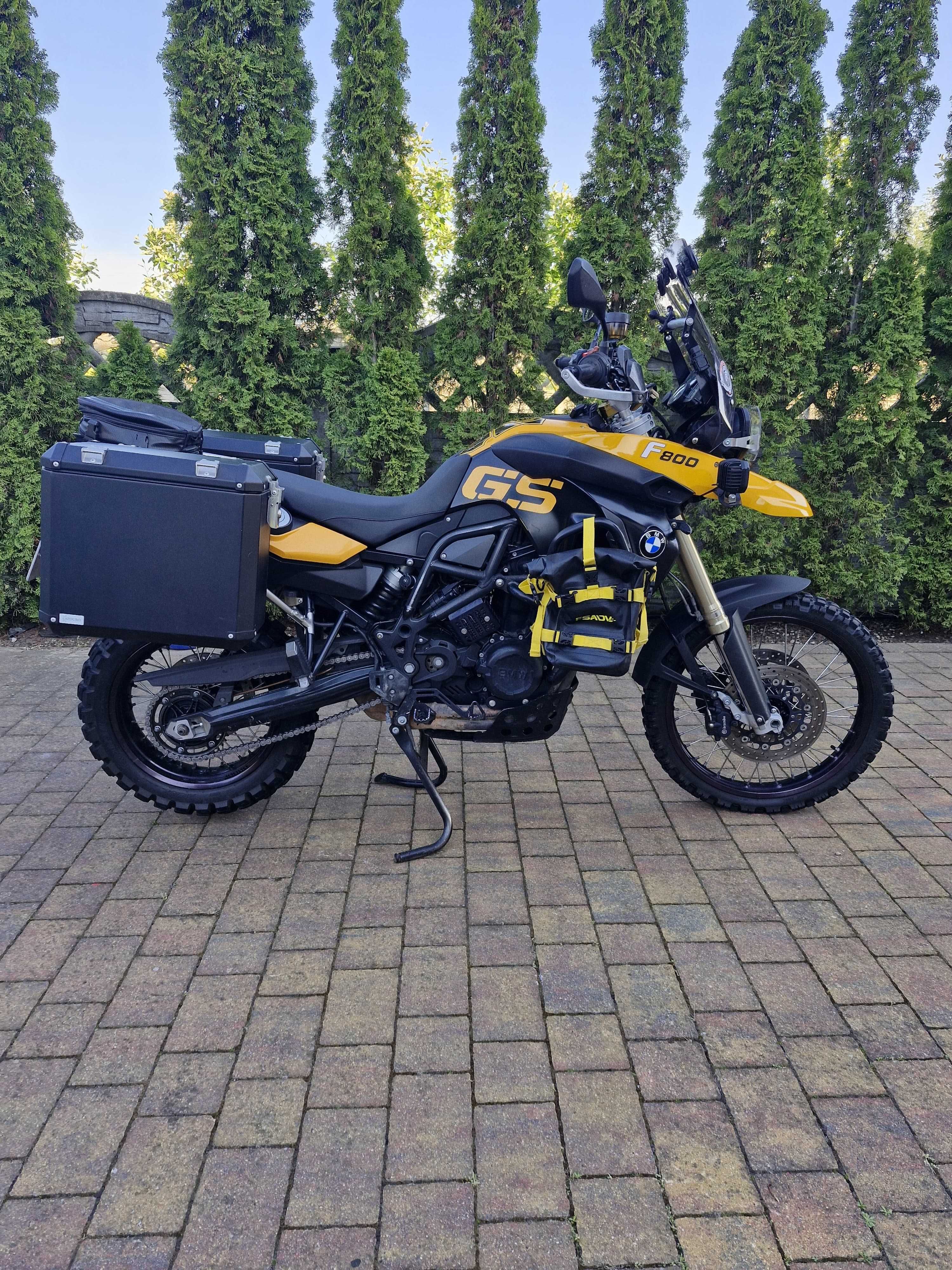 BMW F800GS 2009 r. 57 tys.km KUFRY