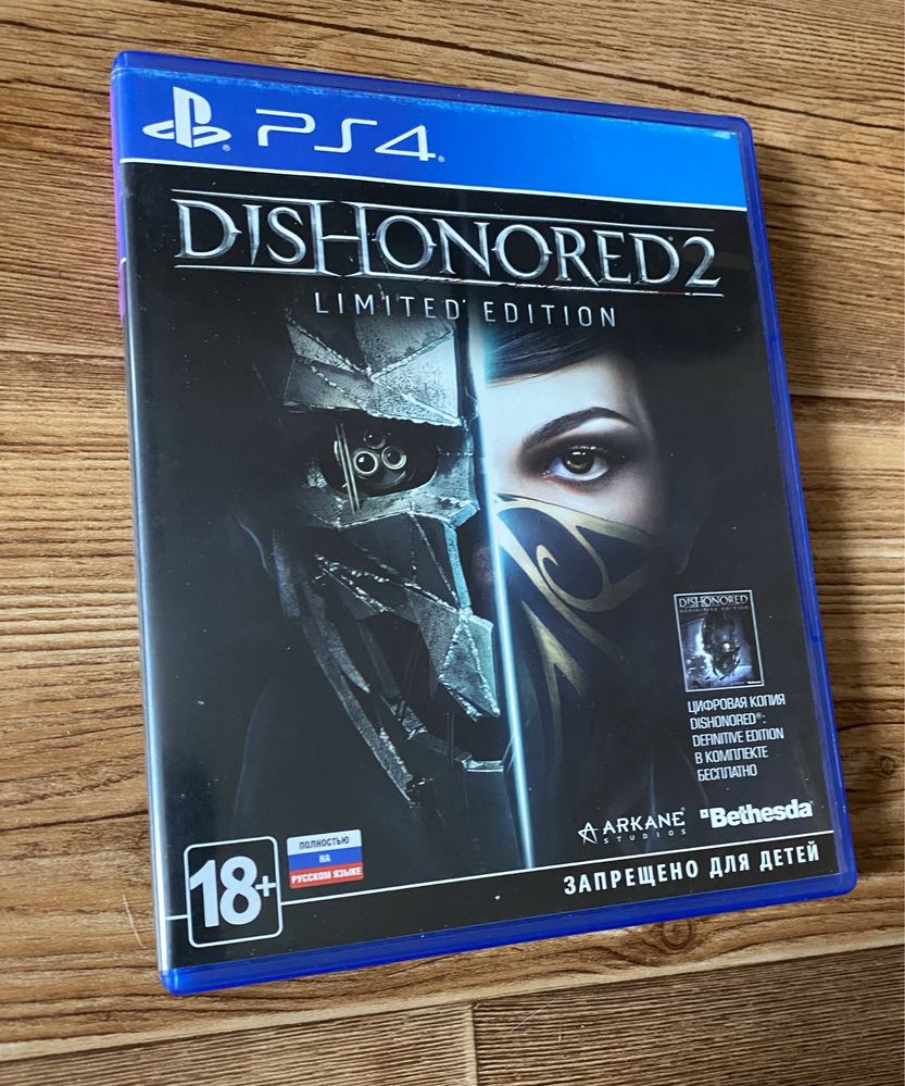 Ігри Sony PlayStation 4: Dishonored, Watch Dogs, RDR2