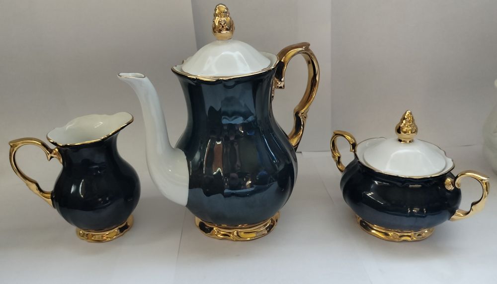 Zestaw Porcelany Roschütz 50s Doskonały stan