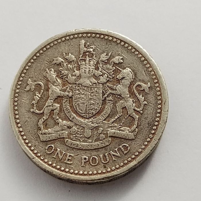 moeda one pound 1983 reino unido mbc