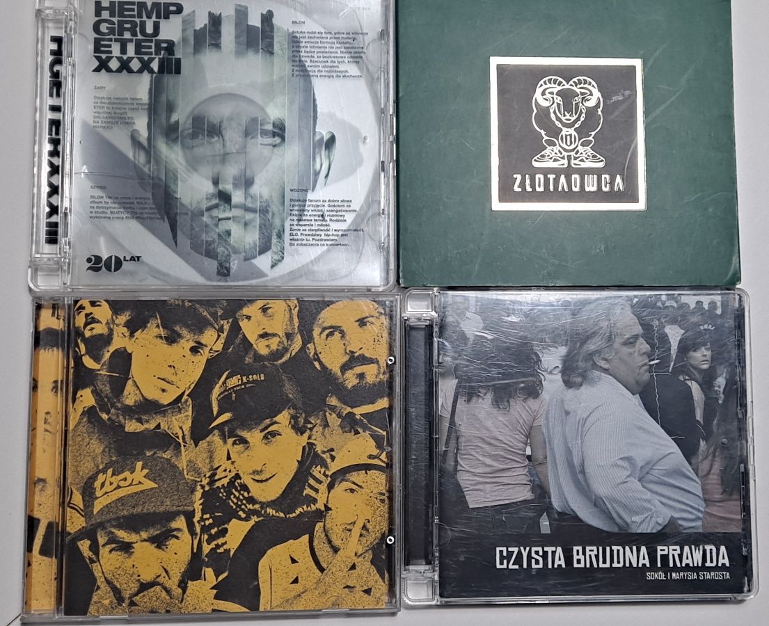 Płyty CD, rap i hip hop