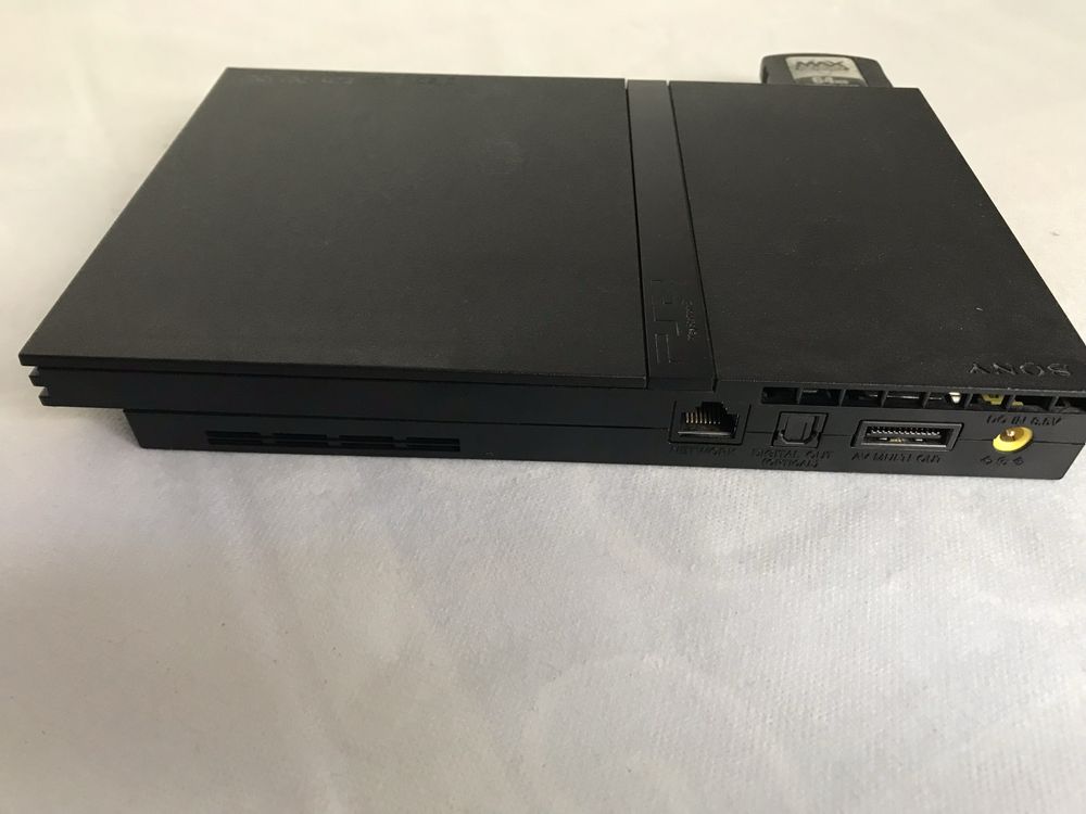 Ps2 Slim + Comando + eye toy + cartao memoria 64Gb impecavel