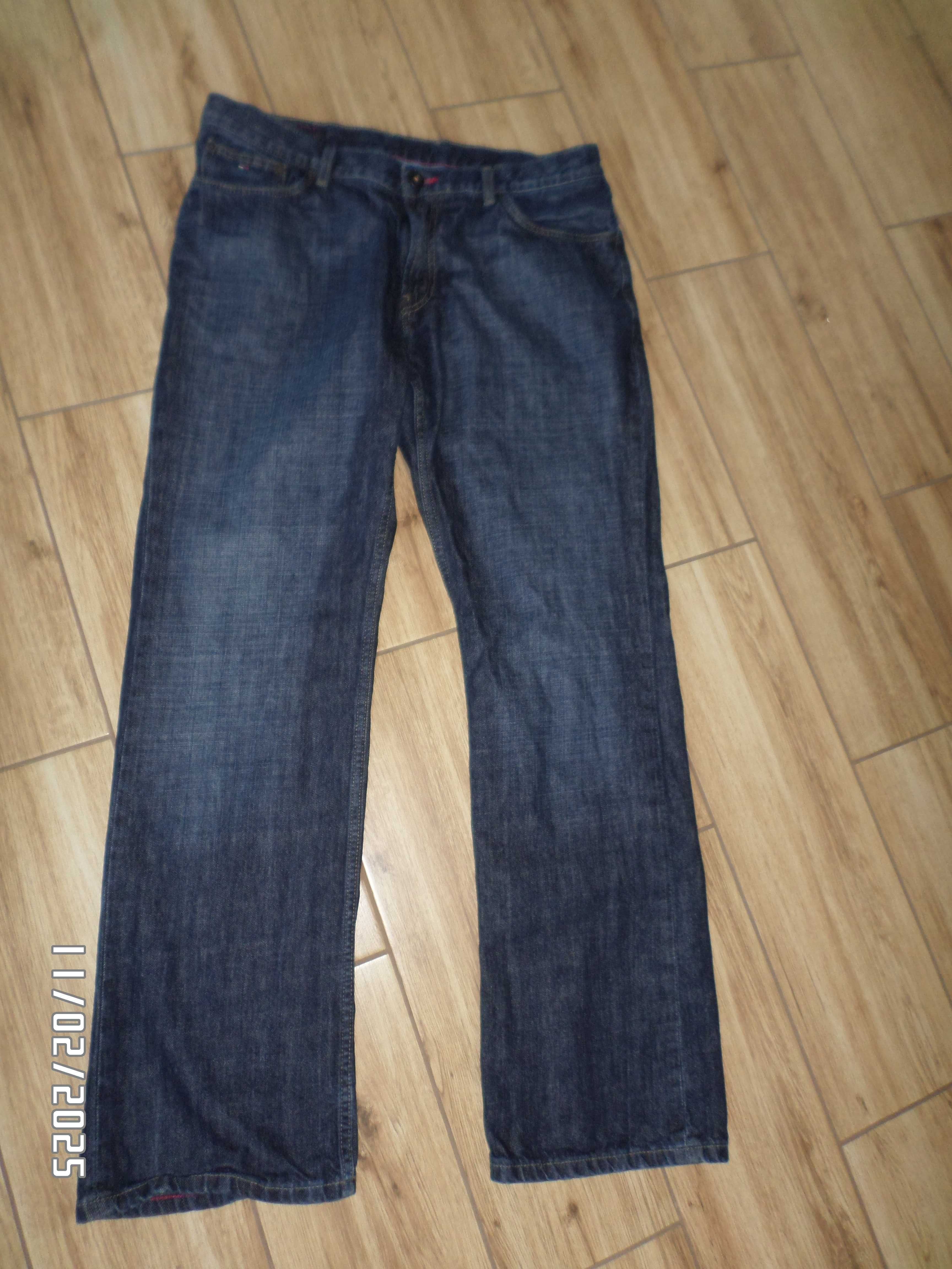 męskie spodnie jeans-TOMMY HILFIGER -38/34-XXL