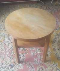 Stary stolik drewniany okrągły
