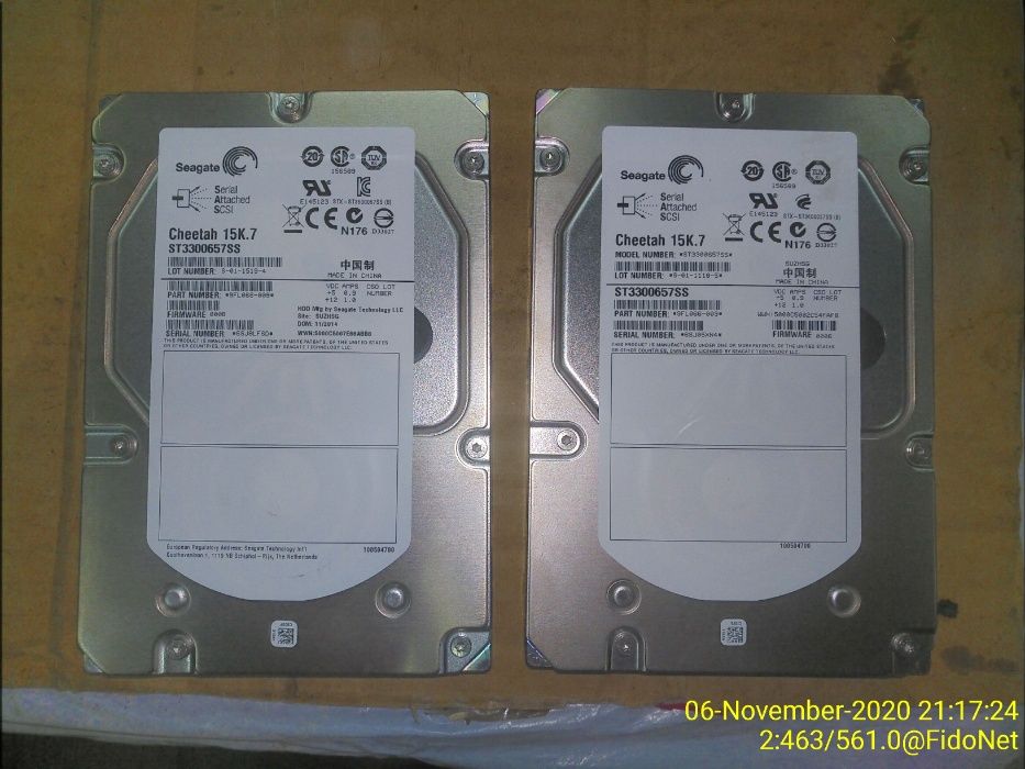 серверні SSD та жорсткі диски