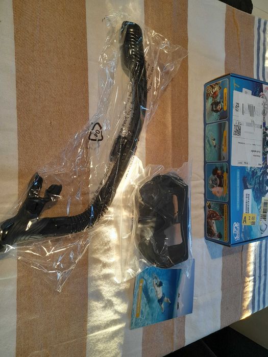 Zestaw maska do nurkowania rurka do pływania Findway