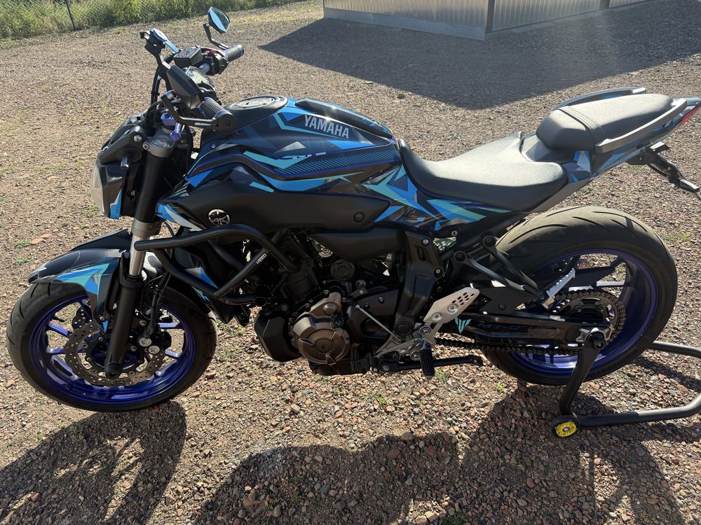 Yamaha Mt07 2017 ABS Kat A2 dużo dodatków,Arrow,okleina custom