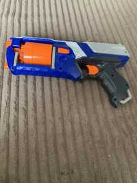 Nerf pistolet bębenkowy 10 strzałek