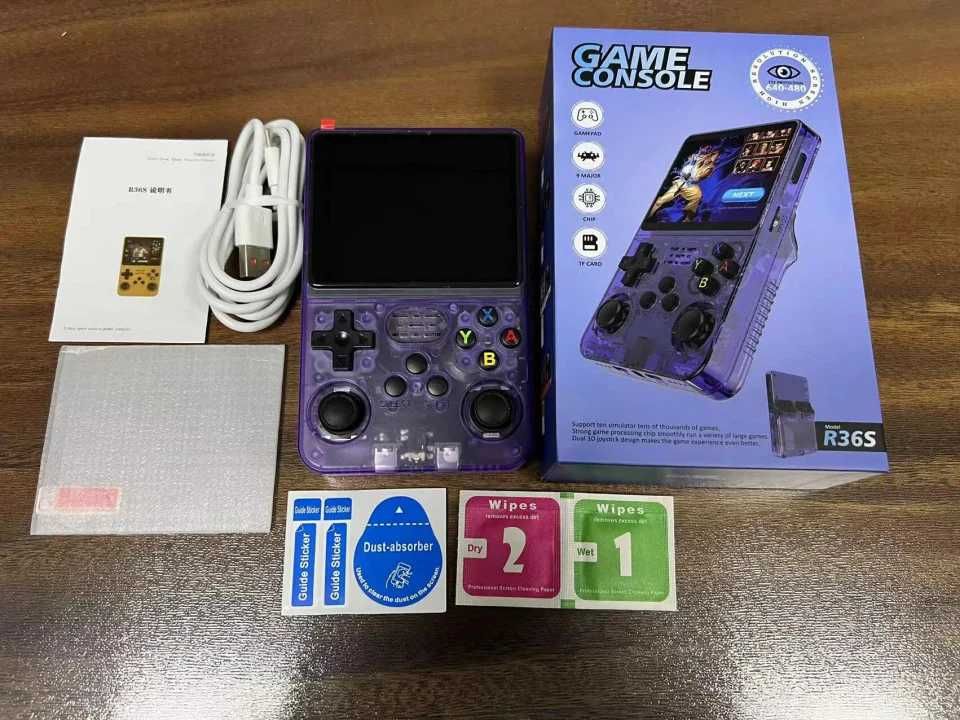 R36S CONSOLA PORTÁTIL | +15.000 jogos retro | diversão sem limites!