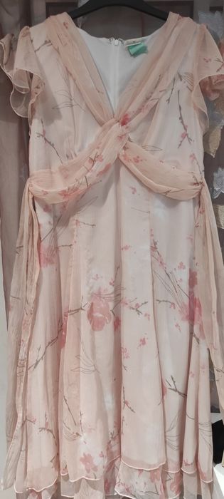 Vestido rosa claro