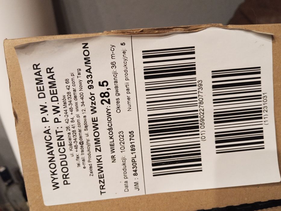 Buty skórzane wojskowe zimowe