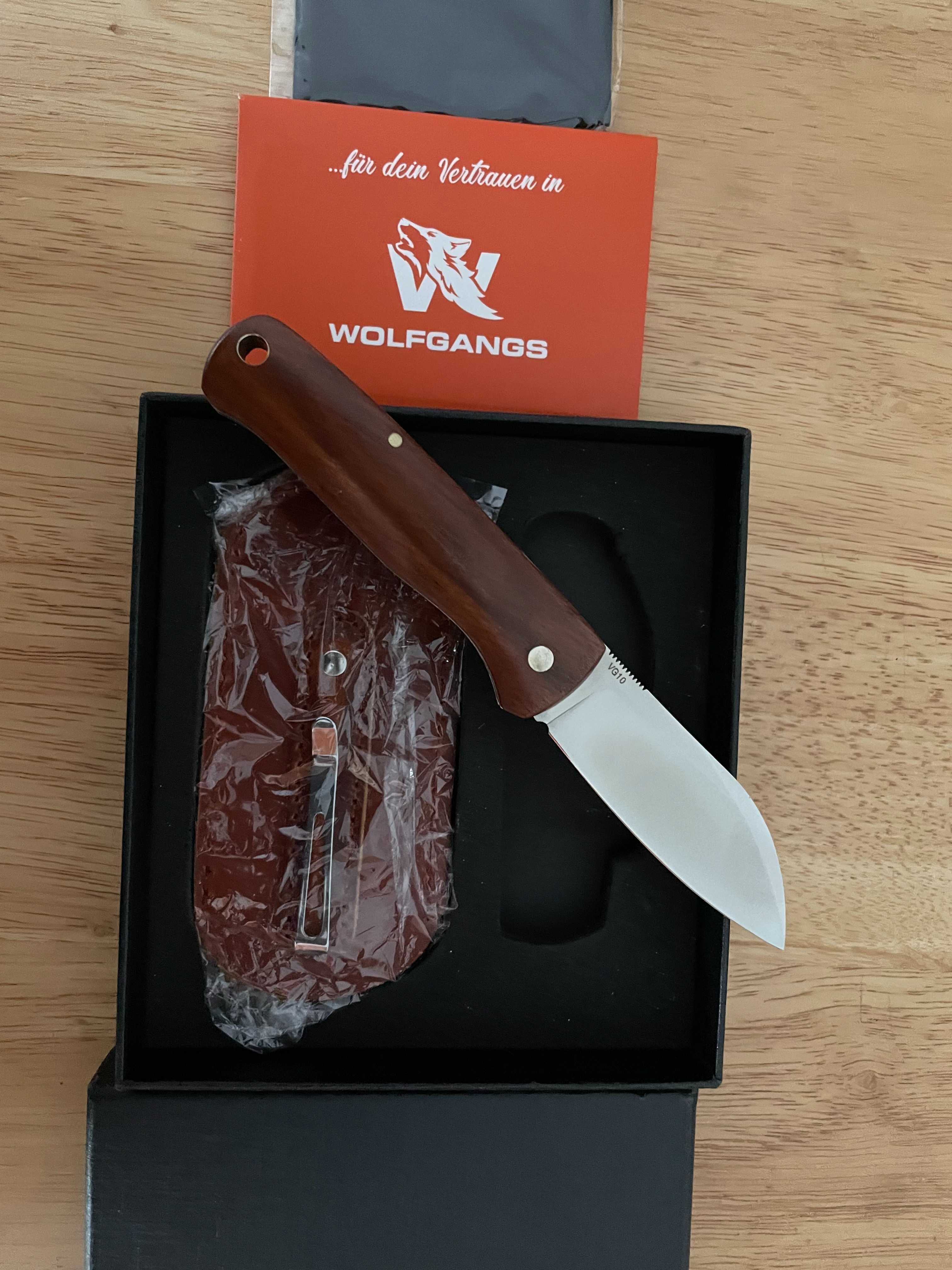 Nóź Wolfgangs GENTLE Curved stal VG10