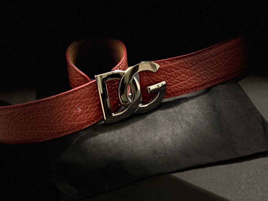 Ремень D&G шкіряний