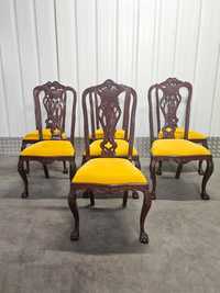 8 Cadeiras Chippendale em madeira maciça