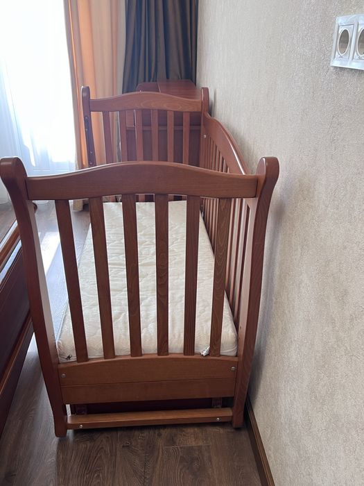 Дитяче ліжко, комод, Верес+матрац