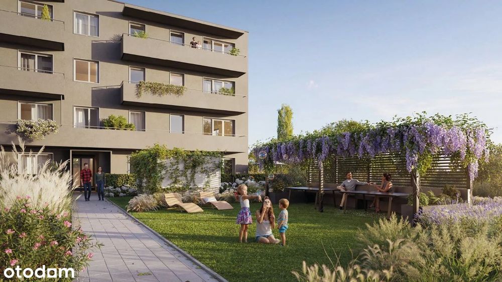 2-pokojowe mieszkanie 45m2 + ogródek