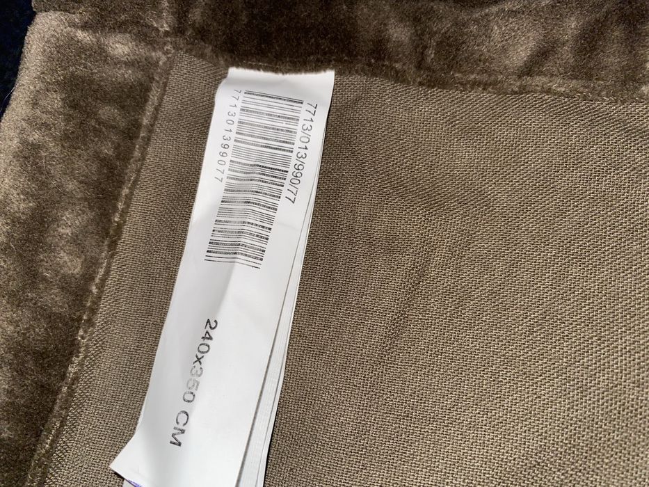 Cortinado veludo 100% algodão