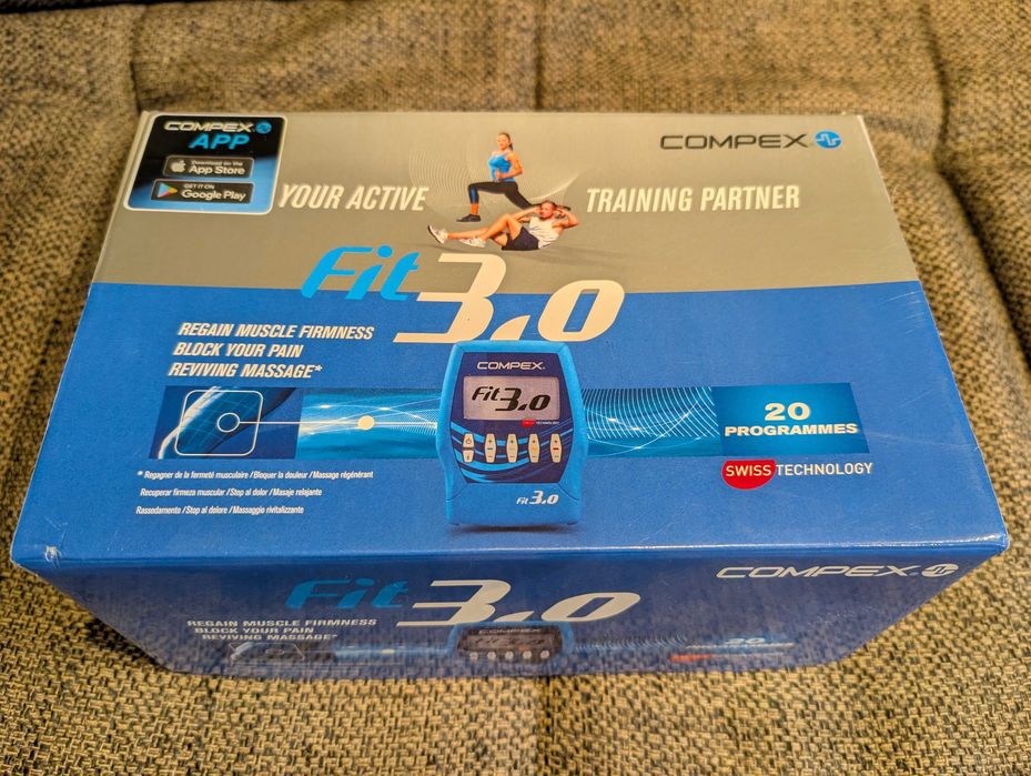 Eletroestimulador Compex Fit 3.0 - excelente para tendinites e lesões!