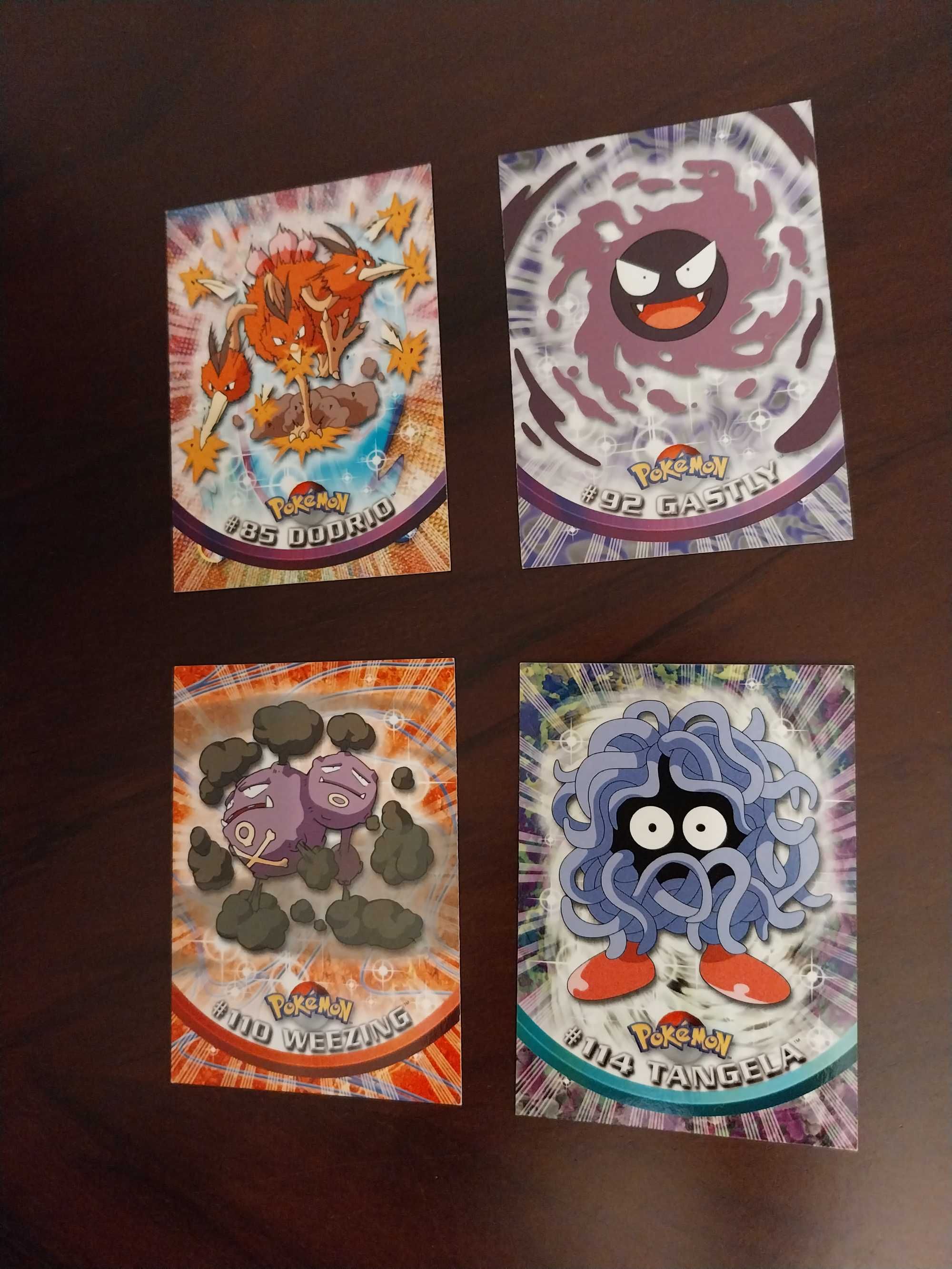 Lote 4 cartas Pokemon TV Animation Edition