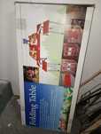Mesa exterior com bancos