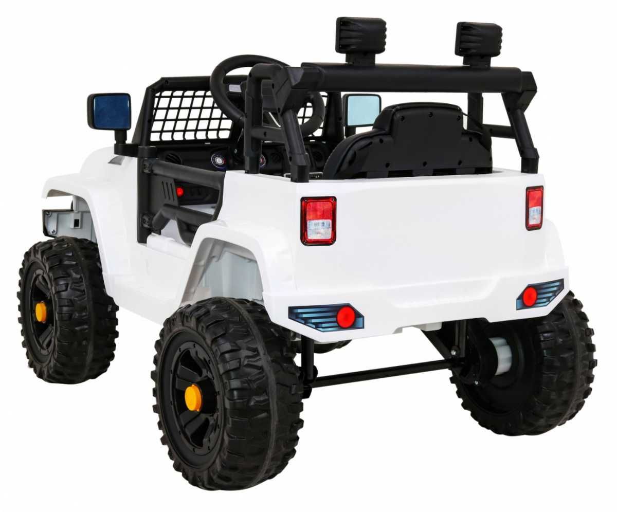 Auto na akumulator dla dzieci Jeep Dark Night Biały BDM0922 RATY 0%